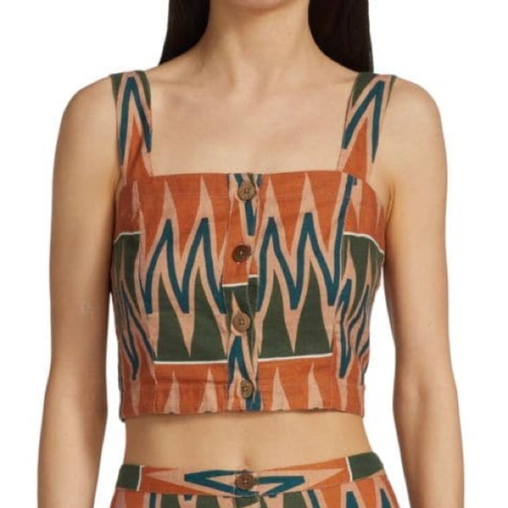 Veronica Beard Tiffany Square Neck Top